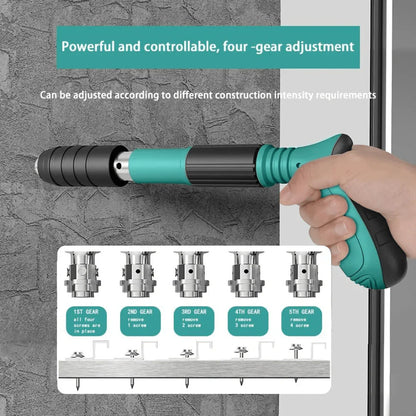 4 Speed Adjustable Manual Steel Concrete Nail Gun Tool