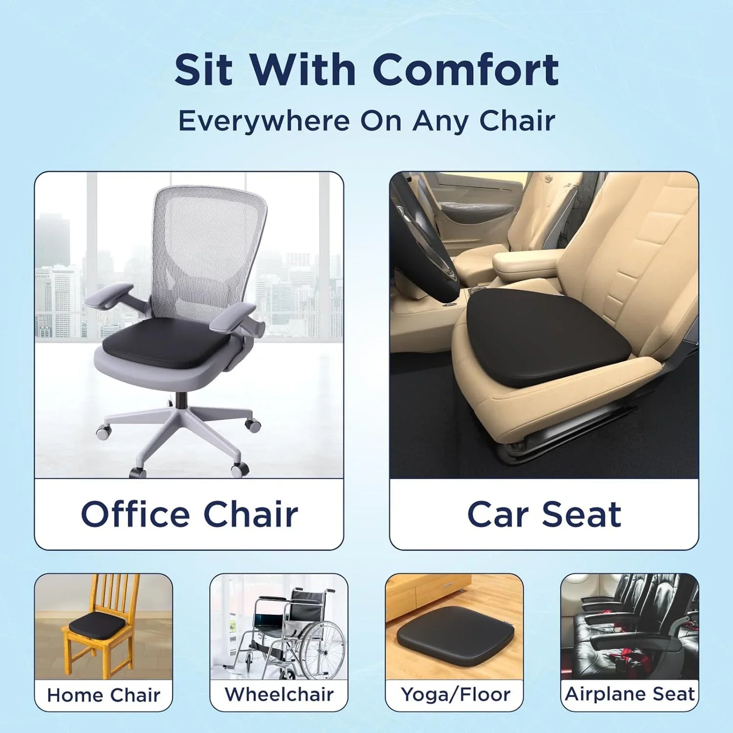 Ultra-Soft Gel Seat Cushion